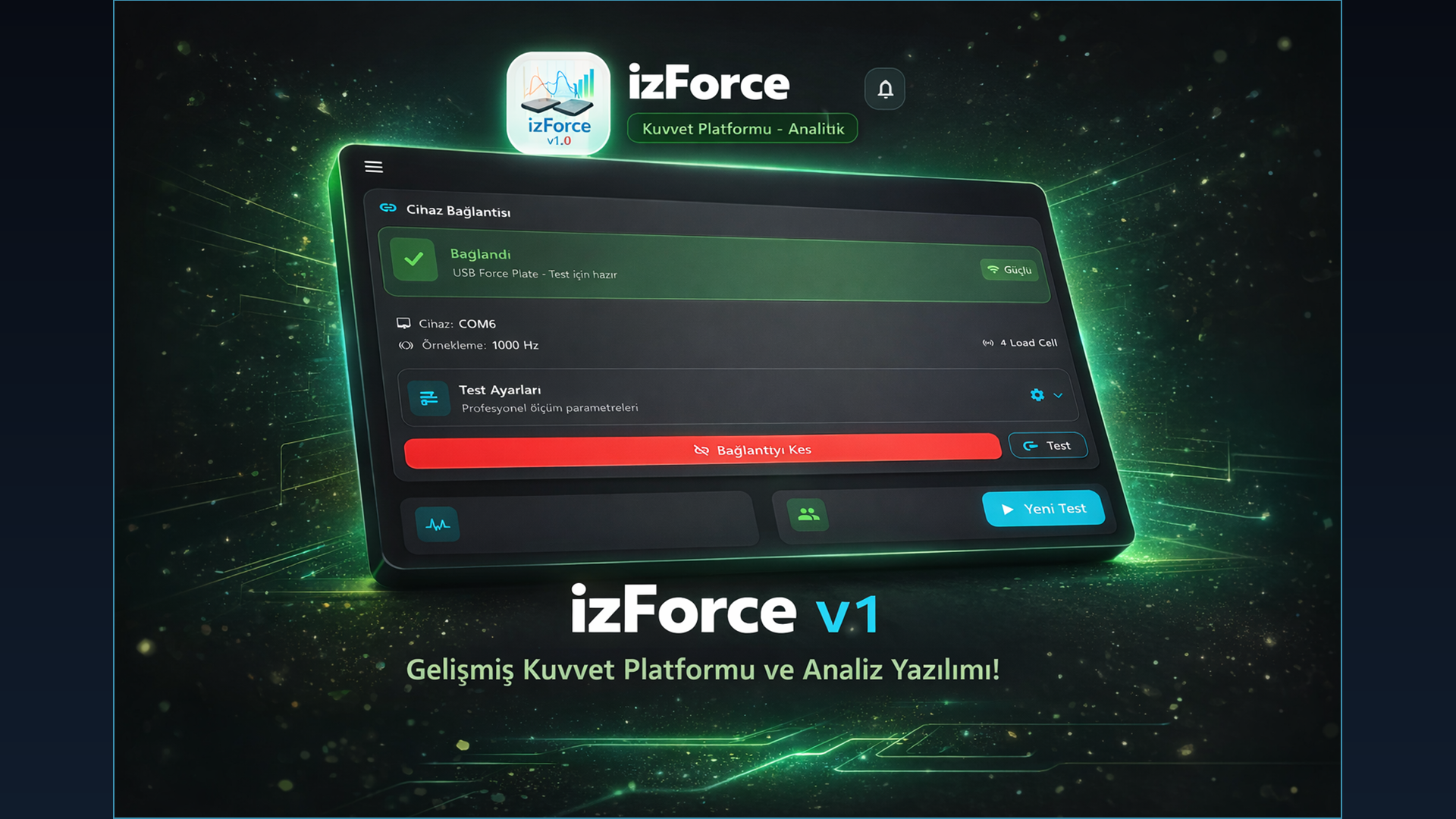 izForce4 Ana Ekranı