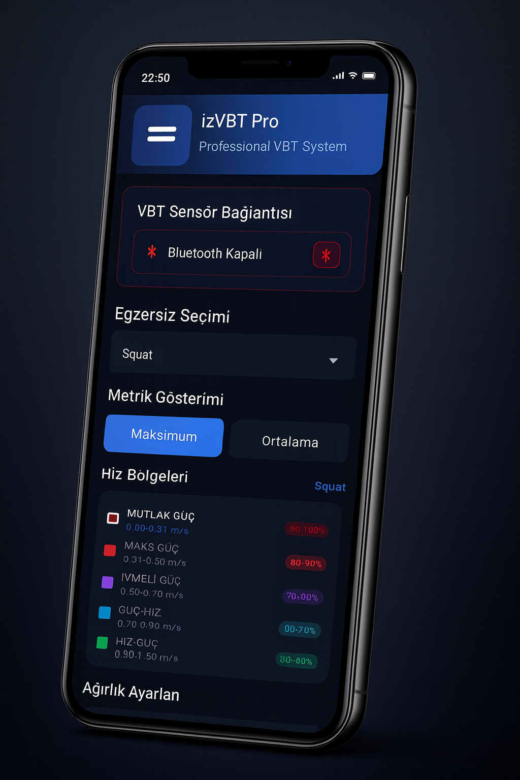 VBT Sensör Bağlantısı ve Ayarlar